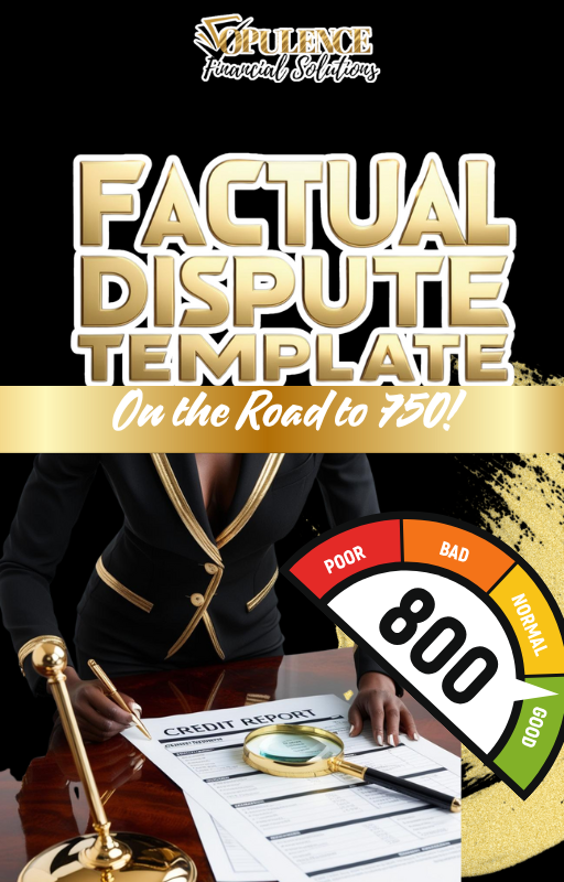 Factual Dispute Letter Template