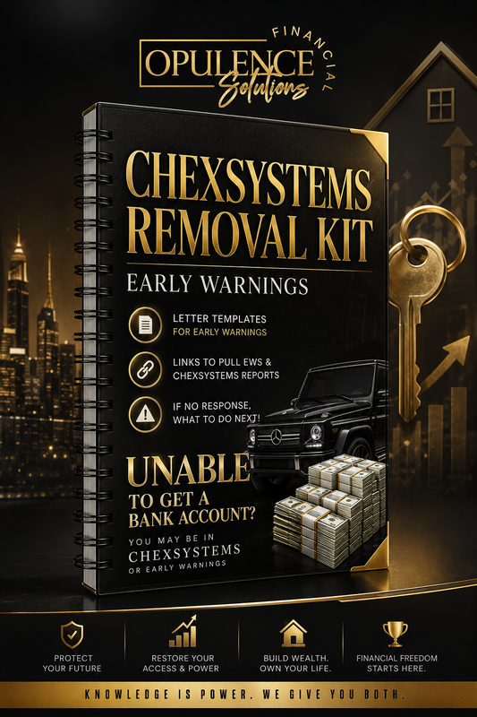 ChexSystems DIY Removal Kit